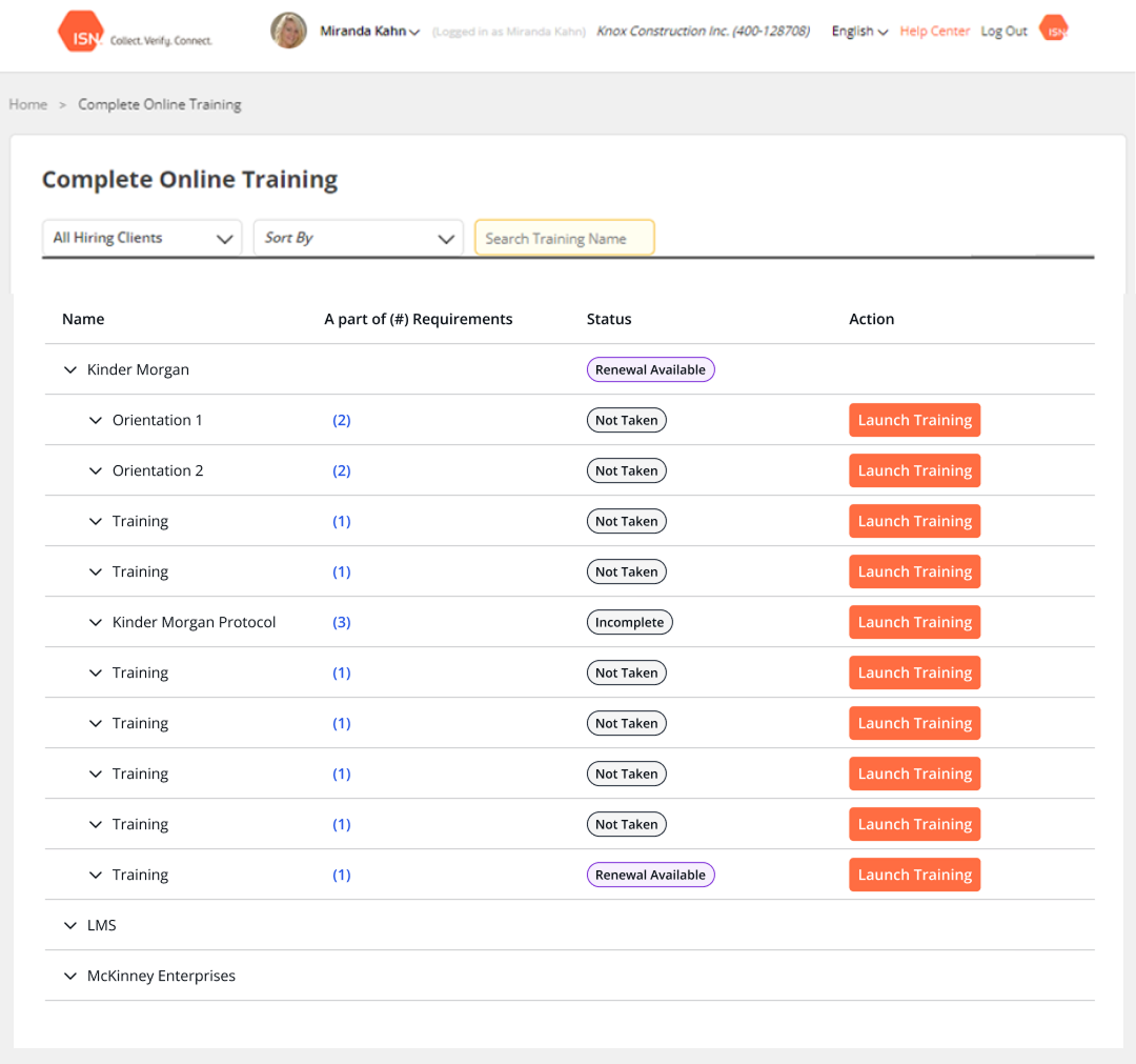 Worker readiness — April legacy update